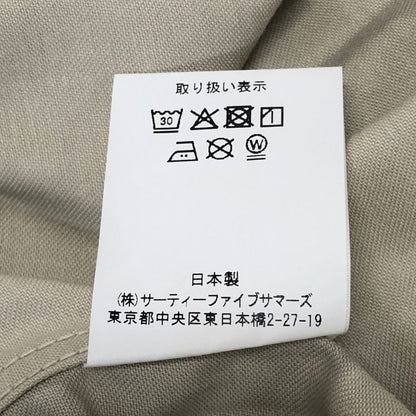美品◆アナトミカ ハリソンシャツ ベージュ メンズ サイズＭ ANATOMICA 【AFB5】
