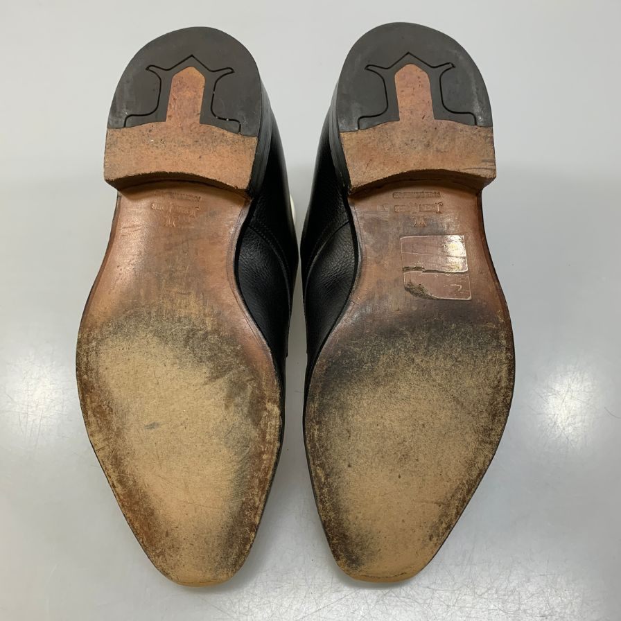 ジョンロブ レザーシューズ ダブルモンク ウィリアム グレインレザー ブラック サイズUK6.5 JOHN LOBB ビジネスシューズ 約24.5cm【LA】【中古】
