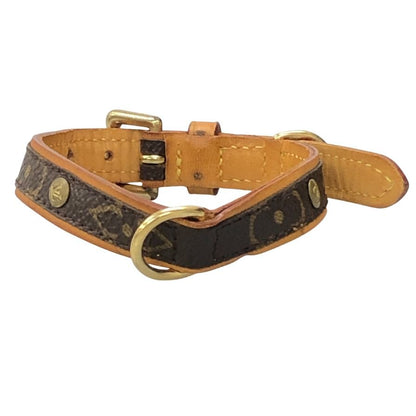 ルイヴィトン ペット用首輪 モノグラム TH1025 ブラウン    Louis Vuitton【AFI9】【中古】