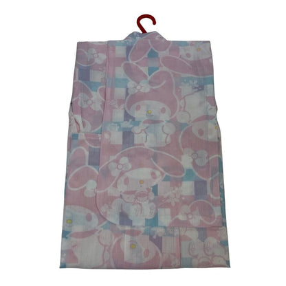 ふりふ 浴衣 サンリオ マイメロディ サイズ110 レディース キッズ ピンク系【AFB13】【中古】
