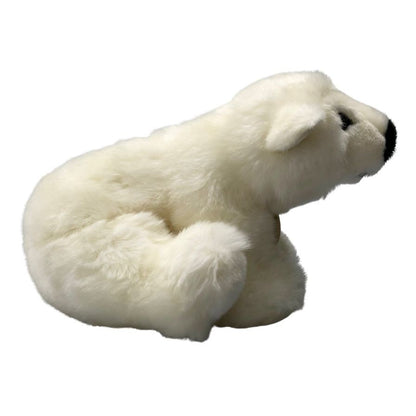 シュタイフ ぬいぐるみ シロクマ ポーラー ベア 22cm steiff【AFB54】【中古】