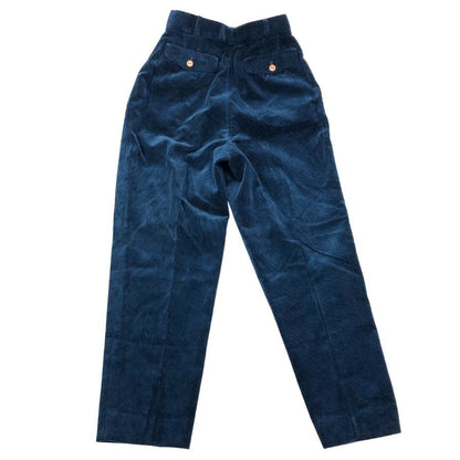 クリスチャン ディオール スポーツ パンツ コーデュロイ ブルー系 Mサイズ レディース CHRISTIAN DIOR SPORTS 【AFB48】