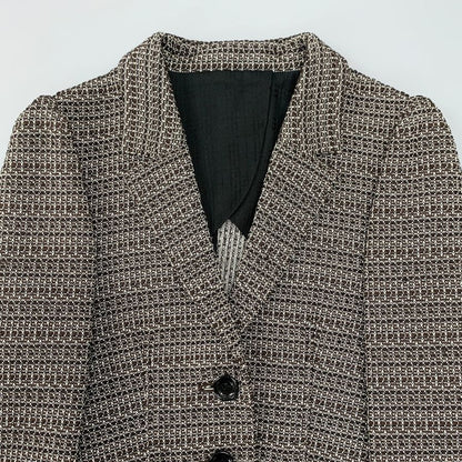 美品◆バーバリーブラックレーベル セットアップ ツイード サイズ38 BURBERRY BLACK LABEL 【AFB10】