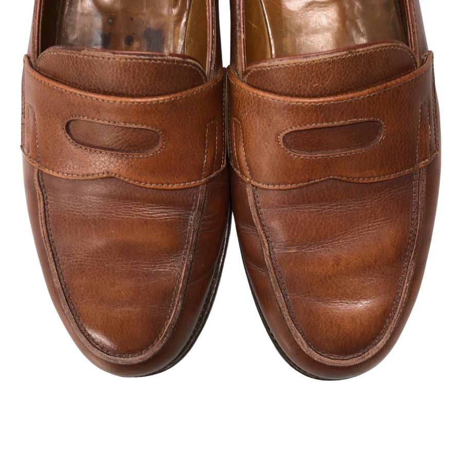 ジョンロブ ロペス ローファー レザーシューズ メンズ サイズ7EE ブラウン JOHN LOBB LOPEZ ローファー 約25.5cm【LA】【中古】