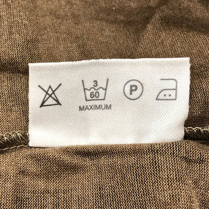 極美品◆エルメス マルジェラ期 長袖Tシャツ ボルデュック ブラウン レディース サイズXL HERMES 【AFB41】