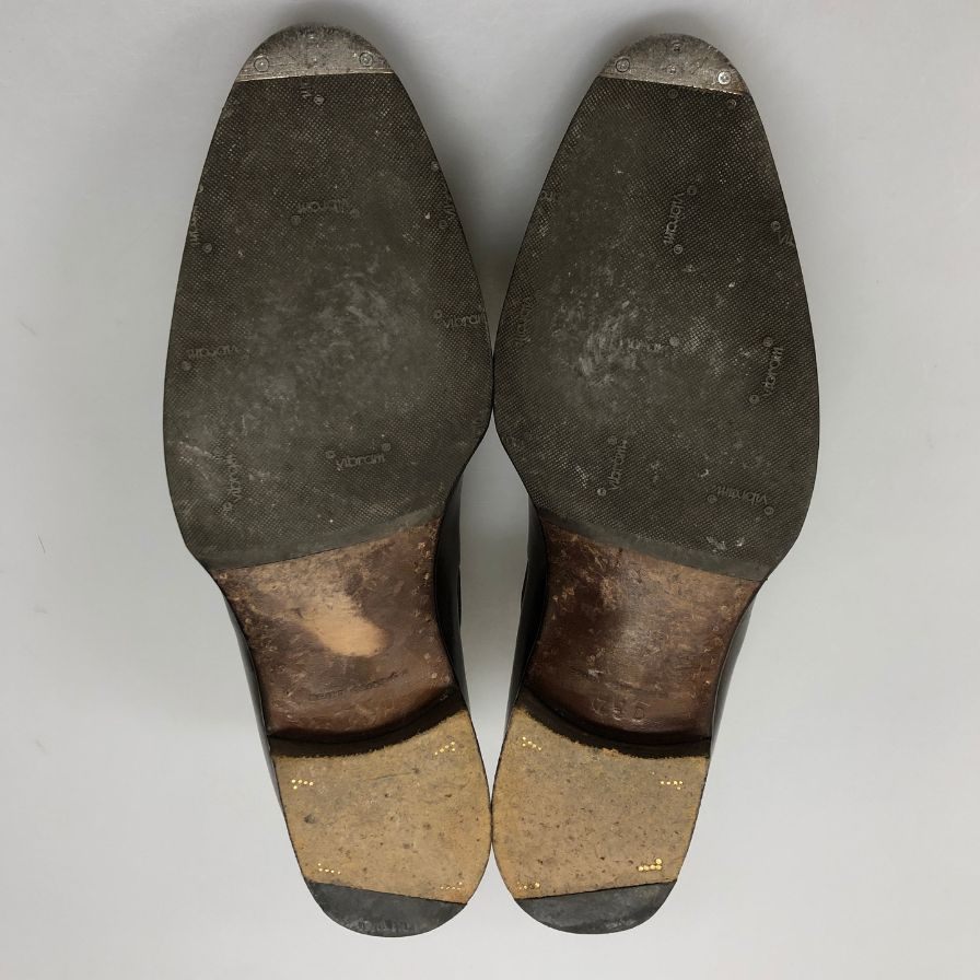 サンクリスピン AZALEA別注 レザーシューズ タッセルローファー メンズ 7.5D ブラウン Saint Crispin’s ローファー 約26.0cm【LA】【中古】