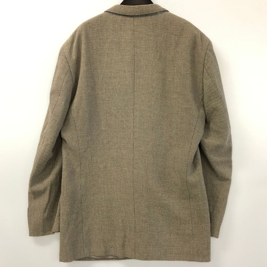 美品◆ジョルジオアルマーニ 90s  ウール テーラード ジャケット メンズ サイズ 54  ブラウン系 Giorgio Armani 【AFA15】