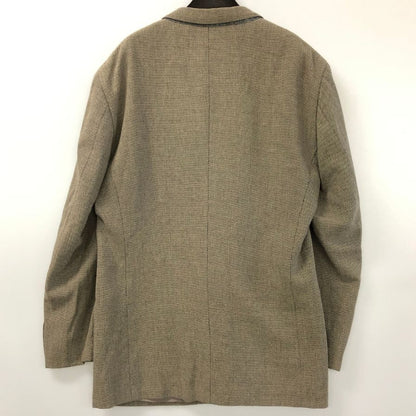 美品◆ジョルジオアルマーニ 90s  ウール テーラード ジャケット メンズ サイズ 54  ブラウン系 Giorgio Armani 【AFA15】