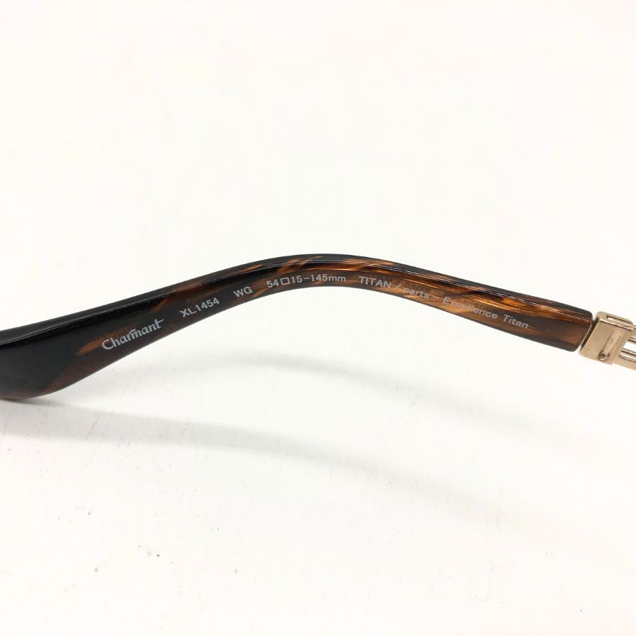 ラインアート シャルマン メガネ フレーム XL1454 WG 54□115-145 チタン べっ甲 ゴールド金具 LineArt CHARMANT【AFI12】