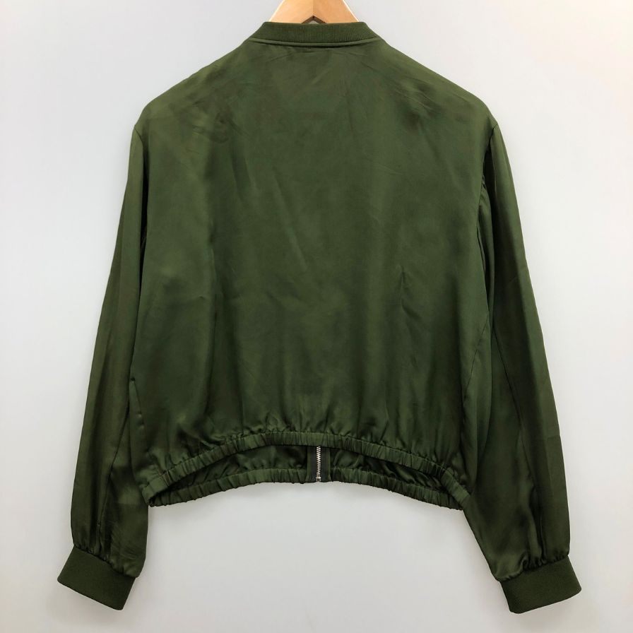 中古◆セオリー ナイロンブルゾン カーキ サイズS レディース theory 【AFB8】