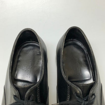 ジョンロブ レザーシューズ フィリップ2 パンチドキャップトゥ 7000ラスト カーフ メンズ サイズUK7E ブラック JOHN LOBB ビジネスシューズ 約25.5cm【LA】【中古】
