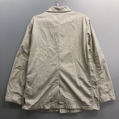 美品◆アルマーニジーンズ コットン フィールドジャケット トップス イタリア製 メンズ サイズ52 クリーム系 ARMANI JEANS 【AFB28】