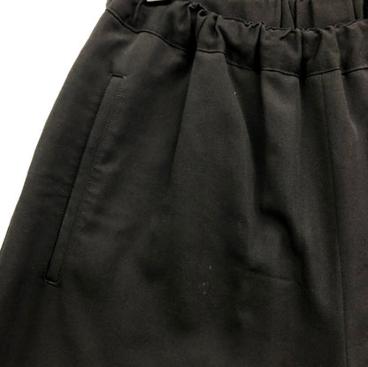 コムデギャルソン レディース クロップドパンツ ウエストゴム RE-P007 AD2019 日本製 サイズXS ブラック COMME des GARCONS 【AFB44】