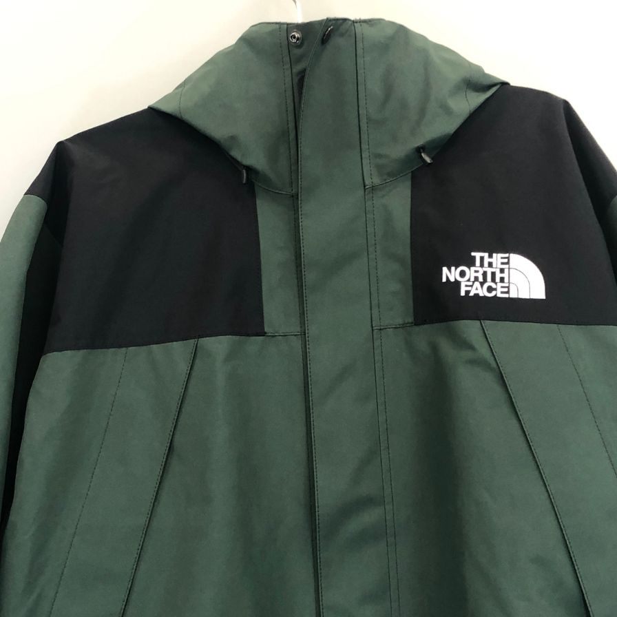 新品同様◆ザ ノース フェイス NP62510  マウンテンジャケット メンズ  グリーン ブラック サイズL THE NORTH FACE 【AFA24】