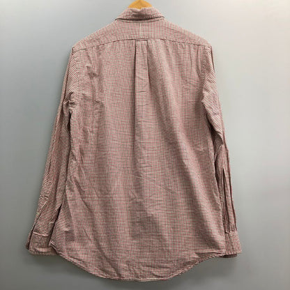 美品◆ラルフローレン ボタンダウンシャツ 90S タッタソールチェック メンズ サイズM Ralph Lauren 【AFB4】