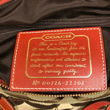 コーチ ショルダーバッグ シグネチャー キャンバス×レザー D0726-11102 COACH【AFE5】