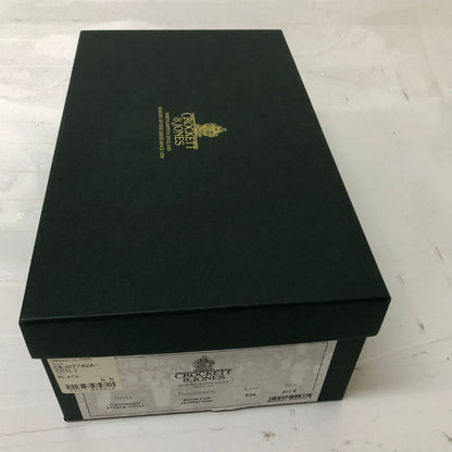 クロケット&ジョーンズ 27742A コノート ストレートチップ カーフ ブラック UK5.5 236ラスト メンズ CROCKETT&JONES CONNAUGHT ビジネスシューズ 約24.5cm【LA】【中古】
