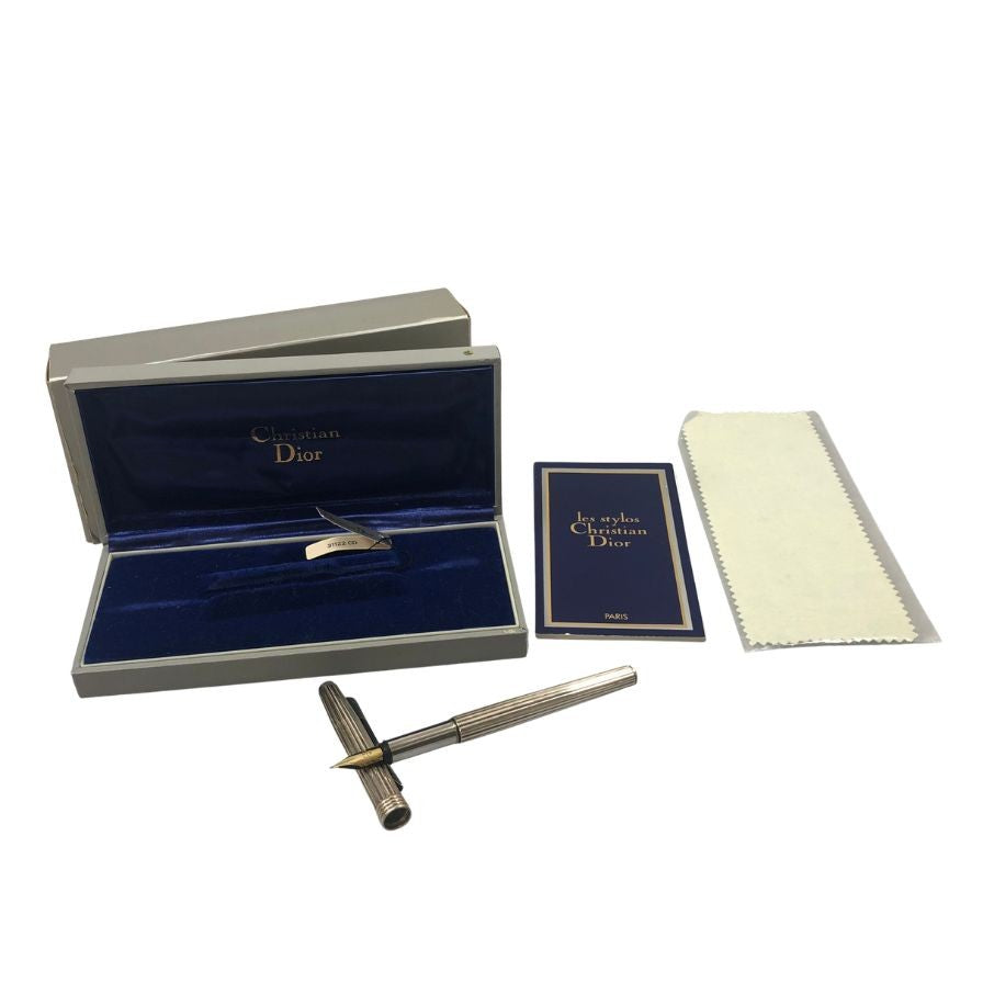 クリスチャンディオール 1970年製 インク式 CD750 メタル 万年筆 BBJ 359 Christian Dior【AFB55】