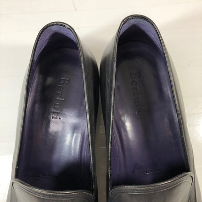 ベルルッティ  レザーシューズ ローファー  グレー系 ラスト0143 サイズ9 メンズ BERLUTI 約27.0cm【AFC3】