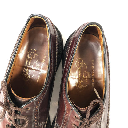 フローシャイム インペリアル ウイングチップ コードバン レザーシューズ メンズ サイズ10 ブラウン Florsheim Imperial 約28.0cm【AFC43】