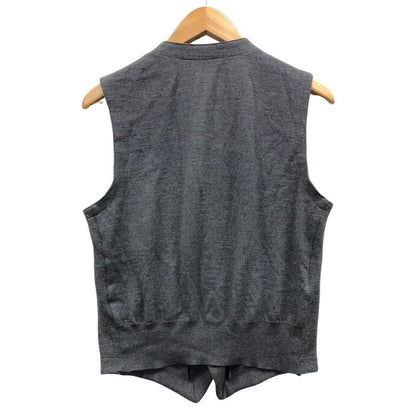 極美品◆グランサッソ ベスト メンズ グレー サイズ48 Gran Sasso 【AFB14】