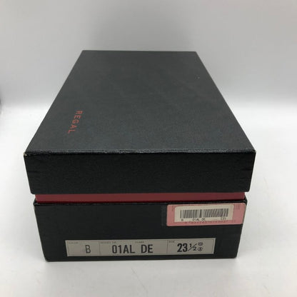 マスターリーガル  レザーシューズ ストレートチップ カーフ 01AL ブラック サイズ23.5 The MASTER REGAL 約23.5cm【AFD13】