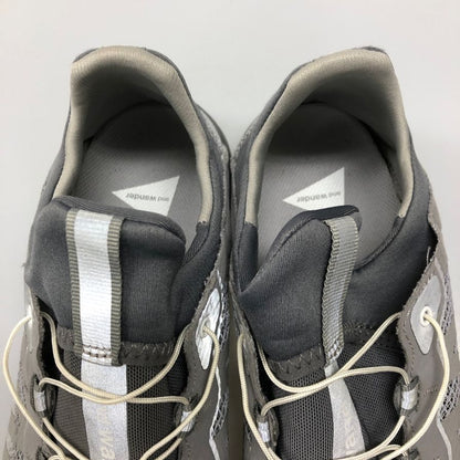 サロモン アンドワンダーコラボ スニーカー reflective mesh sneaker  グレー サイズ27cm メンズ SAROMON 約27.0cm【AFD12】
