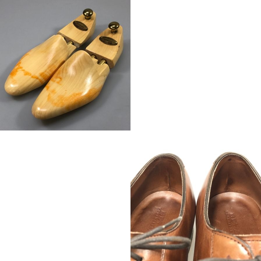 エドワードグリーン レザーシューズ パンチドキャップトゥ ハイス メンズ ブラウン サイズUK8D 808ラスト EDWARD GREEN HYTHE ビジネスシューズ 約26.5cm【LA】【中古】