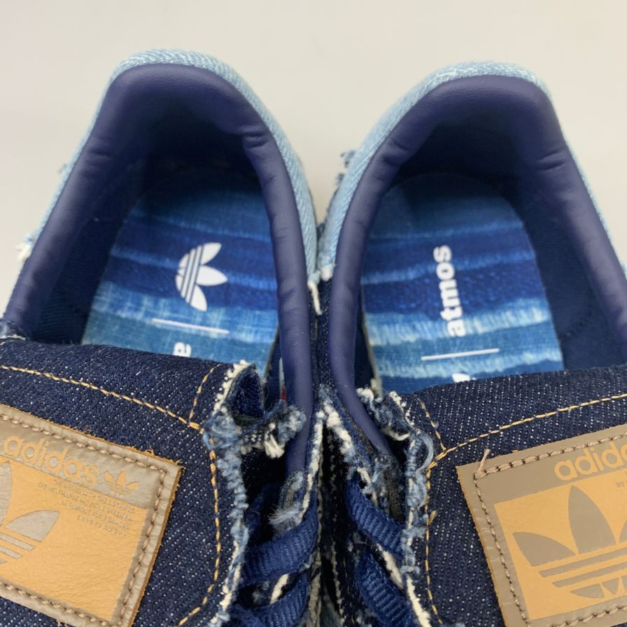 アディダス×アトモス  ローカットスニーカー ハンドボール スペツィアル LT デニム ネイビー サイズ25cm KJ5754 ADIDAS Handball Spezial 約25.0cm【AFD15】