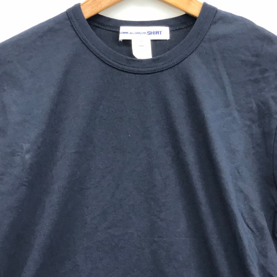 美品◆コムデギャルソン シャツ  Tシャツ フォーエバー ネイビー コットン サイズM COMME des GARCONS 【AFB44】
