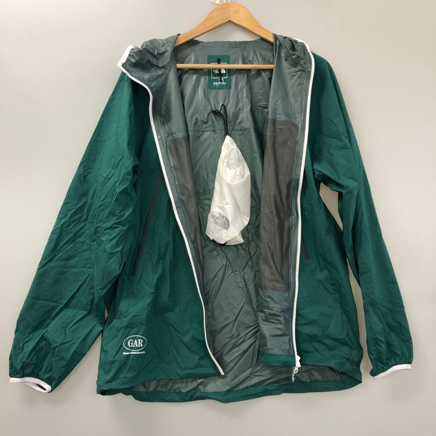 極美品◆ザ ノース フェイス NP12665 GAR ライトレインジャケット TNFグリーン ユニセックス サイズXL THE NORTH FACE 【AFB32】