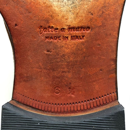 サントーニ レザーシューズ ダブルモンク スエード ブラウン サイズUK6.5 メンズ Santoni 約25.0cm【AFC41】