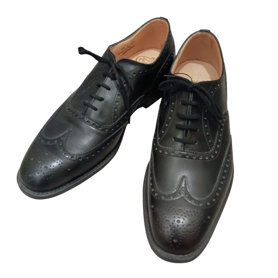 チャーチ レザーシューズ チェットウィンド サイズ70F メンズ ブラック Church's CHETWYND ビジネスシューズ 約25.5cm【LA】【中古】