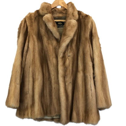 美品◆エンバ ロングコート ダークミンク ブラウン レディース サイズ表記なし 【AFG1】