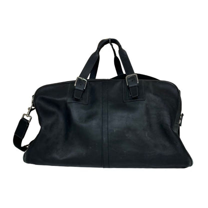 コーチ レザー ボストンバッグ D1082-F77124ストラップ付 ブラック ユニセックス COACH【AFE1】