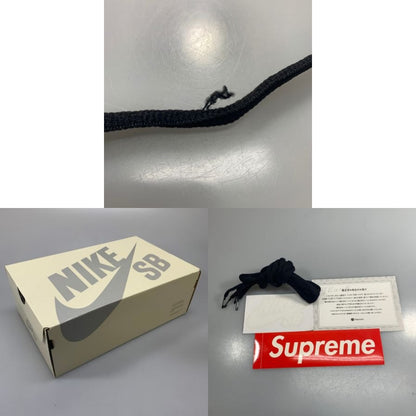 ナイキ×シュプリーム スニーカー ダンク ロー  HQ8487-500 スエード パープル×グレー サイズUS8 NIKE×Supreme 約26.0cm【AFD1】