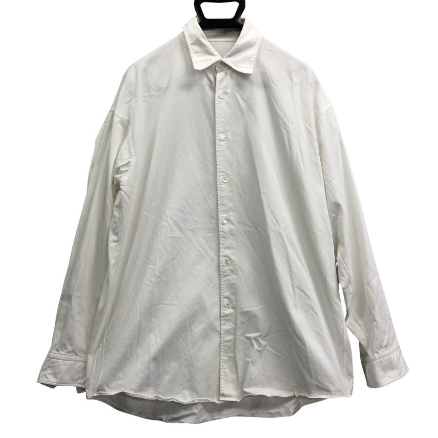 美品◆シンヤ 長袖シャツ 日本製 コットンメンズ サイズ3 ホワイト SHINYA 【AFB37】