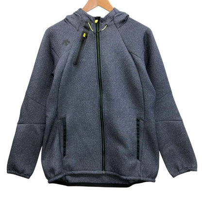 美品◆デサント フーデッドジャケット  TOUGH AIR DAT-2574 メンズ サイズL グレー DESCENTE 【AFB6】