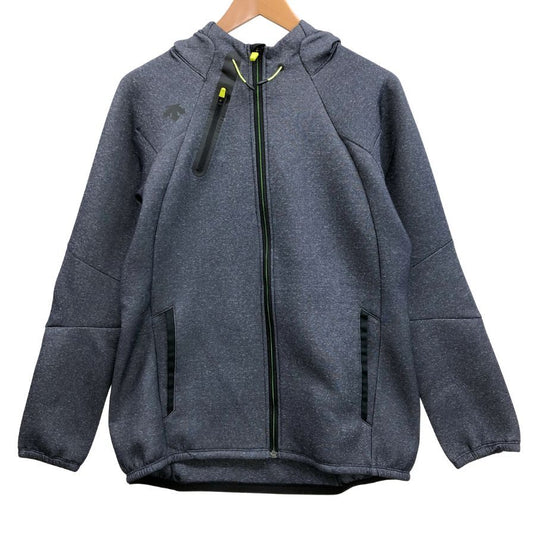 美品◆デサント フーデッドジャケット  TOUGH AIR DAT-2574 メンズ サイズL グレー DESCENTE 【AFB6】