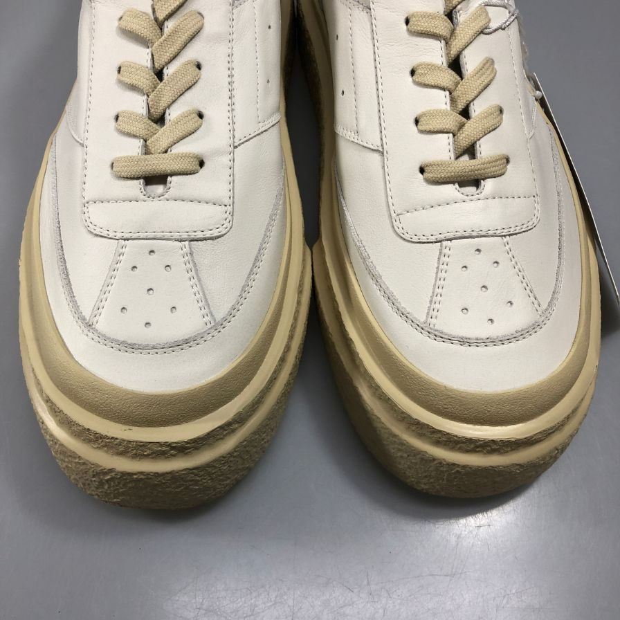 エムエムシックス スニーカー SH3WS0004 CHUNKY GAMBETTA SNEAKER サイズ41 メンズ ホワイト MM6 約26.0cm【AFD1】