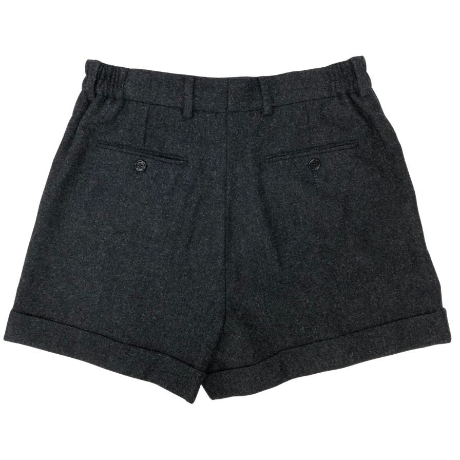 セリーヌ 23ssタックショートパンツ ブラック レディース サイズ46 CELINE 【AFB25】