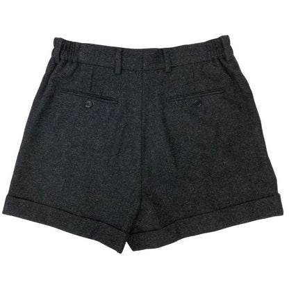 セリーヌ 23ssタックショートパンツ ブラック レディース サイズ46 CELINE 【AFB25】