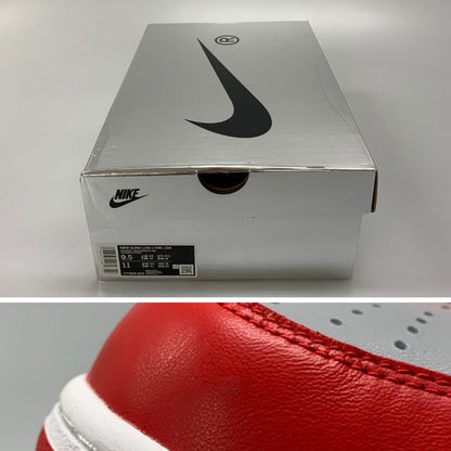 ナイキ×オフホワイト スニーカー ダンク ロウ  CT0856-600 レッド サイズ27.5 メンズ NIKE×OFF-WHITE 約27.5cm【AFD4】