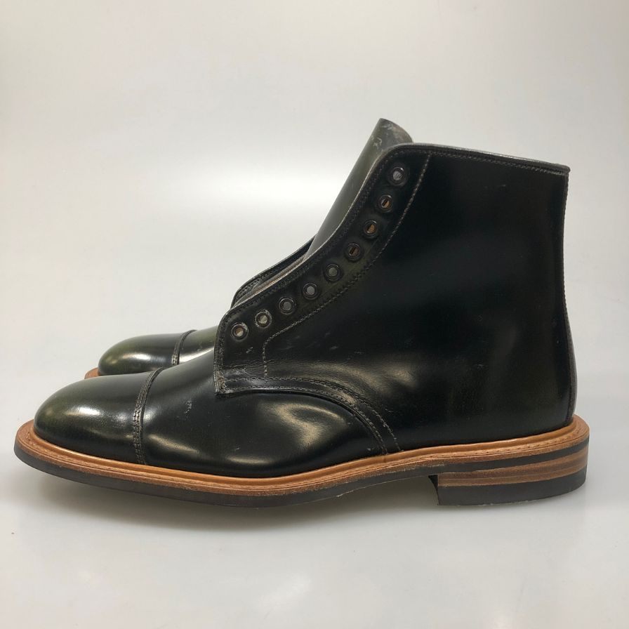 トリッカーズ マウズリー 8123 メンズ サイズ 7ハーフ ダークグリーン Tricker’ｓ ビジネスシューズ 約25.5cm【LA】【中古】