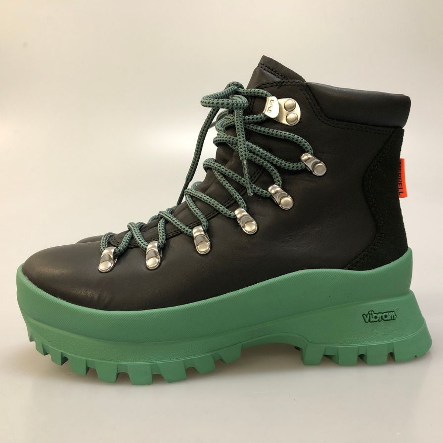 メレル ブーツ トレッキングブーツ Bristol MID レディース サイズ23 ブラック グリーン系 MERRELL 約23.0cm【AFD13】