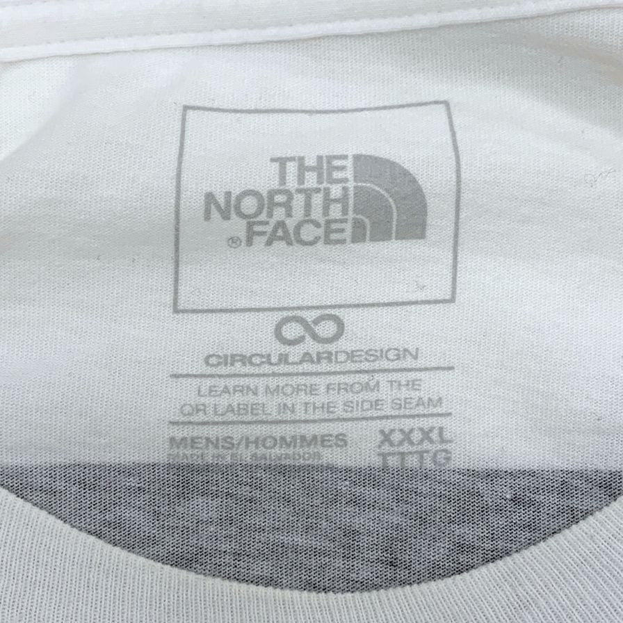 美品◆ノースフェイス スクエアロゴ バックプリント ロングスリーブ Tシャツ  NF0A811N THE NORTH FACE 【AFB14】