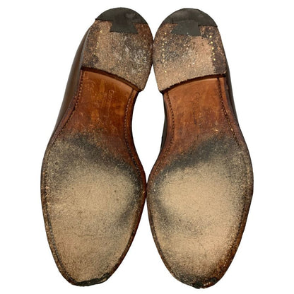 クロケット&ジョーンズ レザーシューズ タッセル ローファー キャベンディッシュ2 メンズ ブラウン サイズUK7.5E CROCKETT&JONES CAVENDISH2 約26.0cm【AFC1】
