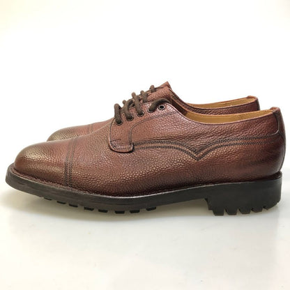 ジョセフチーニー ケンゴン2 ベルツショーン ダービーシューズ グレインカーフ ブラウン サイズ8.5 Joseph Cheaney ビジネスシューズ 約27.0cm【LA】【中古】