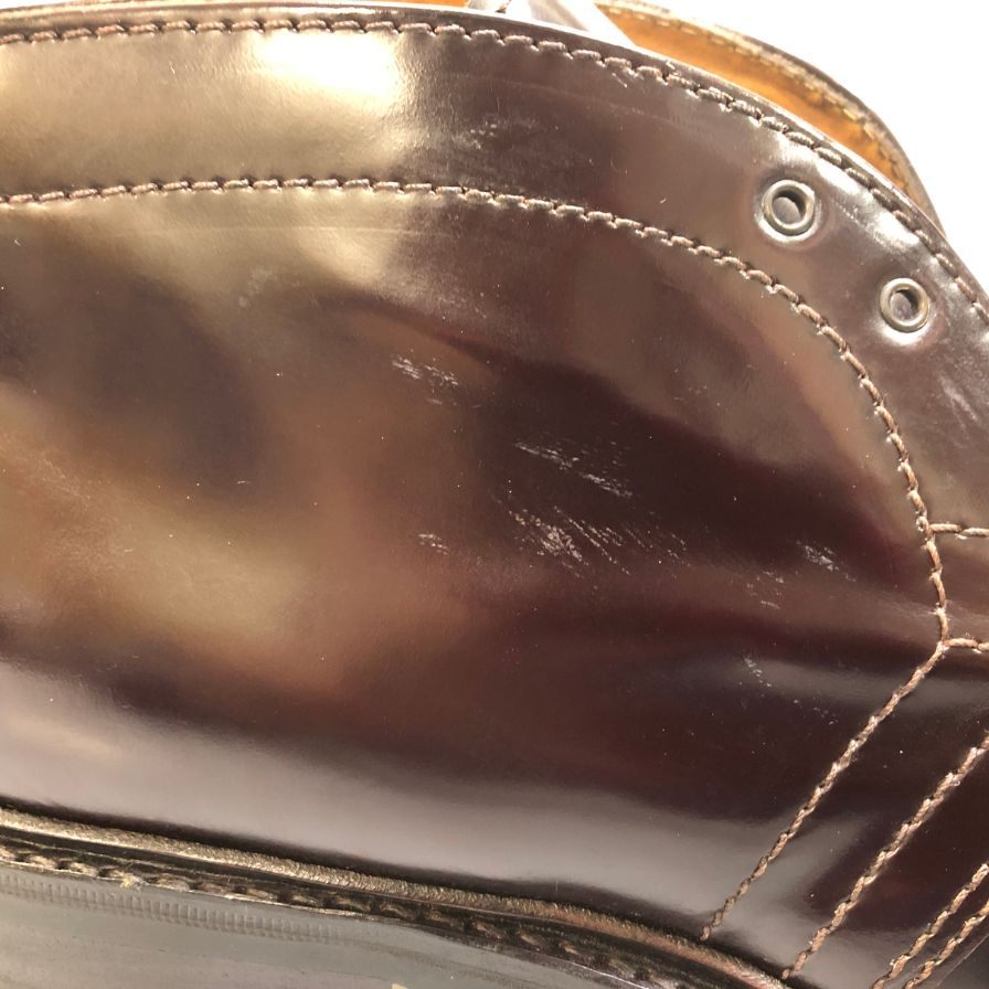 ジャランスリワヤ チャッカブーツ ハイシャインレザー ダイナイトソール 98440 16088 ブラウン 7ハーフ  Sriwijaya 約26.0cm【7F】