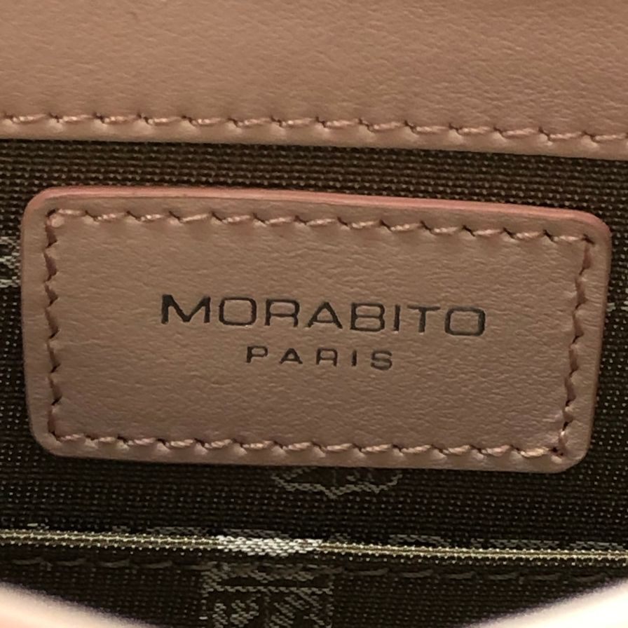 モラビト 2WAYショルダーバッグ ステラ ミニ ライトピンク レザー MORABITO【AFE6】